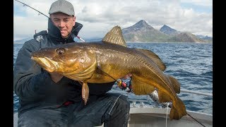 Vissen op Kabeljauw en Pollak in Noorwegen English subtitles [upl. by Aiclid211]