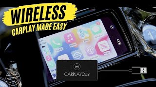 Wireless Carplay For Iphone Carplay2air Wireless Adapter Lets You Use Carplay Without A Dongle [upl. by Metts]