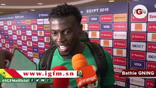 CAN 2019Mbaye Niang  quoton a montré quon avait un bon mentalquot [upl. by Ayotak]