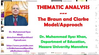 THEMATIC ANALYSIS The Braun and Clarke ModelApproach [upl. by Ronyam]