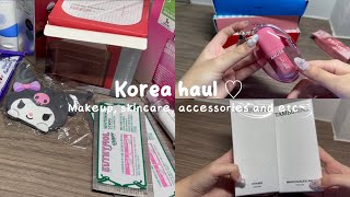 Korea haul ₊˚⊹♡  Oliveyoung Tamburins NyuNyu amp more [upl. by Knah573]