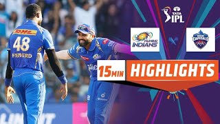 dc vs mi ipl 2024 highlightsmi vs dc ipl match highlights viral ipl cricket [upl. by Llertak815]