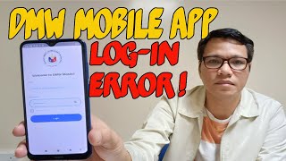 🔴DMW MOBILE APP REGISTRATIONLOGIN ERROR [upl. by Catha]