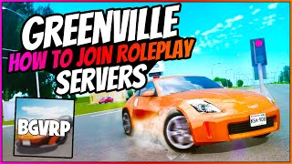 How To Join Greenville Roleplay Servers  Roblox Greenville Wisconsin [upl. by Vudimir]