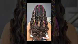 Top 5 Navratri hairstylenavratri2024navratispecialhairstyleyoutubeshortstop50 [upl. by Ainirtak]