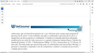 2 ELABORE um mapa mental objetivo focando apenas nos antimicrobianos prescritos a Paula claritrom [upl. by Casie]