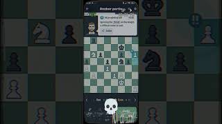 a briliant pawn sacrifice 🥲💀 chess [upl. by Aserehtairam]