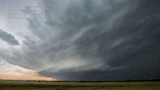 2013 May 31 El Reno tornadic supercell time lapse [upl. by Autum937]