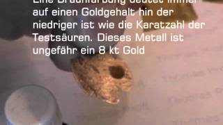 Goldschmieden lernen  25 Testen von Edelmetallen [upl. by Cathyleen]