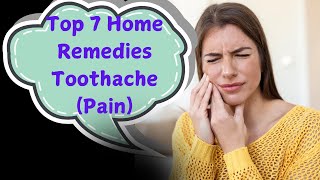 Home Remedies Toothache Pain  Natural Top Home Remedies to Instantly Relieve Toothache Pain [upl. by Ueihttam45]