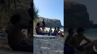 surf trip to merese beach with surf camp lombok surf surfing [upl. by Nauqat271]