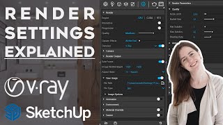 The Best Render Settings Explained  The Only Video You Need  VRay for SketchUp [upl. by Llehcear]