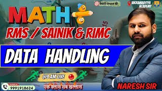 Data Handling  Full Chapter Solution  SAINIK SCHOOLRMSRIMC  NARESH SIR  TARGET BATCH [upl. by Ovatsug855]