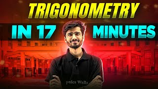 Trigonometry  Complete Chapter In 17 Minutes  Class 10th Board [upl. by Ogirdor]