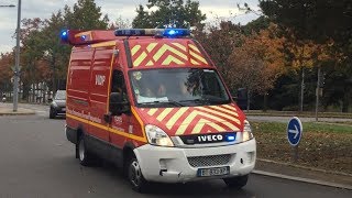 Départ AVP VSAVVIDPVTP Pompiers Lyon 5 CIE [upl. by Aicele395]