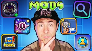 The BEST and WORST Geometry Dash MODS [upl. by Llenrag819]