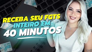 SAQUE TOTAL DO FGTS em 40 minutos Atualizado 2024 Antecipe seu Saque Aniversário AGORA  Mari Rel [upl. by Siuoleoj209]