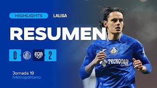 Highlights  Getafe CF  Rayo Vallecano [upl. by Notlrac]