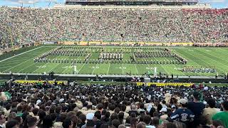 Notre Dame vs Northern Illinois 972024  Band of the Fighting Irish Halftime Show [upl. by Aseiram914]