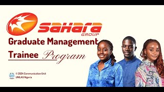 Sahara Group Graduate Trainee Program – Apply Now to Shape Your Career [upl. by Nylleoj]