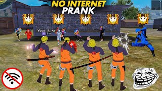 NEW NO INTERNET PRANK  FREE FIRE FUNNY GAMEPLAY  NADIYA FF [upl. by Elisa]