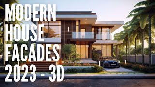 Modern House Facades 2023 [upl. by Caraviello326]