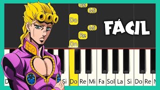 LA CANCIÓN DE GIORNO  TUTORIAL PIANO FÁCIL [upl. by Arabele]