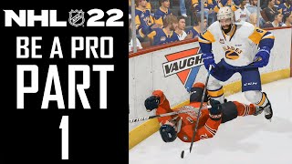 NHL 22  Be A Pro Career  Part 1  quotPlayer Creation Memorial Cup NHL Draftquot [upl. by Gwendolyn]