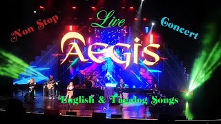 LIVE Concert AEGIS Tagalog amp English songs NEWPORT [upl. by Reisman95]