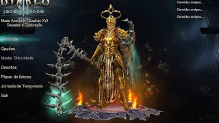 Diablo 3 Season 31  RANK 1 HARDCORE  CRUZADO Égide da Bravura GR150  16  42 Set [upl. by Ahsuoj18]