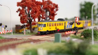 Modeltreinen door Nederlandse modelbaan Het Hoge Noorden  Deel 1 [upl. by Ellak]