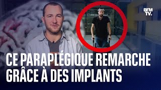 Suisse ce paraplégique remarche grâce à des implants une première mondialecopy [upl. by Eisor]