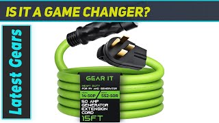 GearIT 50Amp Generator Extension Cord Unleash Reliable Power for Your RV [upl. by Rabbaj]