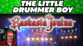 Twitch Vocal Coach Reacts to quotThe Little Drummer Boyquot Raskasta Joulua [upl. by Burroughs]