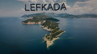 Lefkada Greece 4k Drone landscape [upl. by Luahs]