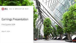 Jones Lang LaSalle JLL Q1 2024 Earnings Presentation [upl. by Ballard]