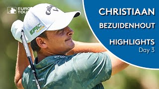 Christiaan Bezuidenhout Highlights  Round 3  2019 Estrella Damm NA Andalucia Masters [upl. by Lebatsirc]