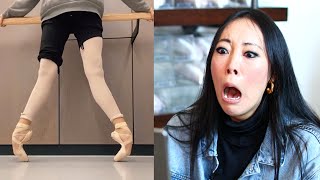 pointe shoe fitter reacts to TIK TOK 15 [upl. by Ettevol]