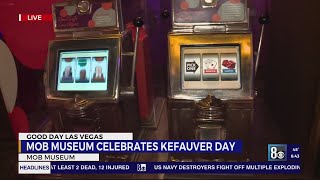 Las Vegas Mob Museum celebrates Kefauver Day with free admission [upl. by Ennayelhsa]