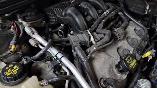 Ford Fusion Duratec 35 water pump not pulling motor part1 [upl. by Sullecram]