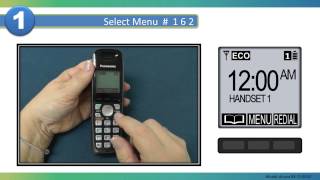 Panasonic  Telephones  Function  How to turn off Talking Caller ID Models listed in Description [upl. by Ysus]