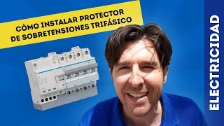 ELECTRICISTA INSTALA PROTECTOR SOBRETENSIONES TRIFÁSICO  EXPLICACIÓN CUADRO ELÉCTRICO [upl. by Ssitruc]