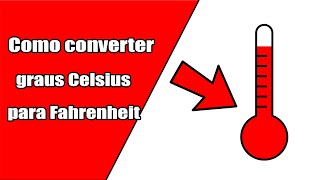 Como converter graus Celsius oC para Fahrenheit oF e viceversa Como converter  Calculadora [upl. by Jacquette502]