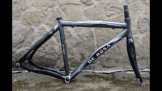 De Rosa Merak 700c M 54  fullcarbon frameset [upl. by Llenrrad758]