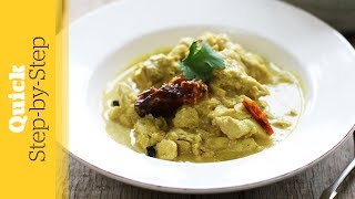 How To Make Chicken Korma  Curry Recipe  Quick StepByStep Version [upl. by Legnaleugim]