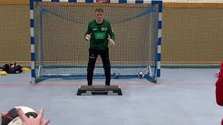 HandballTorwarttraining Aktionsschnelligkeit [upl. by Annai]