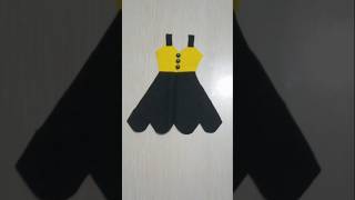 ফিতা দিয়ে ডিজাইন করা নিমা কাটিং💛🖤💛 shorts frock sewing designer।। [upl. by Fransis106]