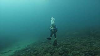 Diving at Hanging Rock Mooloolaba  Sept 2024 [upl. by Mcbride]