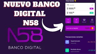 N58 NUEVO BANCO DIGITAL EN VENEZUELA [upl. by Hibbitts]