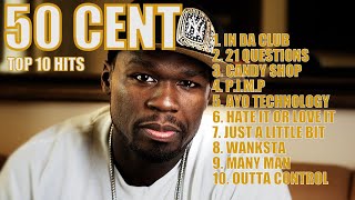 50 CENT TOP 10 HITS [upl. by Asiela]